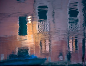 Water reflection in Venice, Italy Water reflection in Venice, Italy